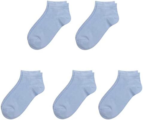 SERISIMPLE Bamboo School Socks Ankle Super Soft Kids Socks Stretch Cuffs Athletic Socks Odor Anti-odor 5 Pairs SERISIMPLE