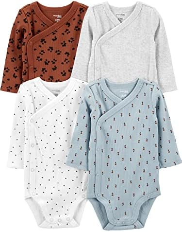 Simple Joys by Carter's unisex-baby 4-pack Side Snap Bodysuit Carter's