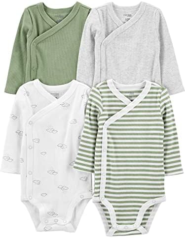 Simple Joys by Carter's unisex-baby 4-pack Side Snap Bodysuit Carter's