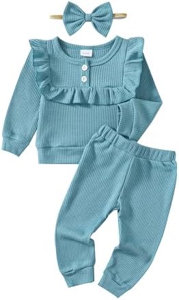 Mioglrie, одежда для маленьких девочек, комплект топов и брюк, одежда для маленьких девочек, свитшоты, детская одежда для девочек Mioglrie