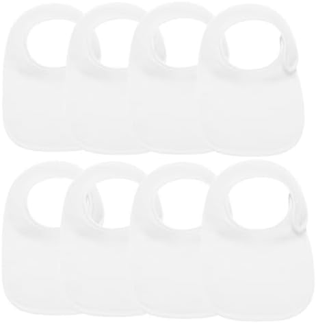 Lazyrhino, 8 упаковок детских нагрудников, регулируемые слюнявчики унисекс с кнопками, ультрамягкие впитывающие нагрудники для прорезывания зубов для мальчиков и девочек Lazyrhino