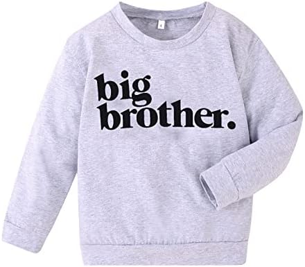 Рубашка Big Brother, рубашки с объявлением о беременности, футболка для маленьких мальчиков, футболка Big Bro ZXIIYNU