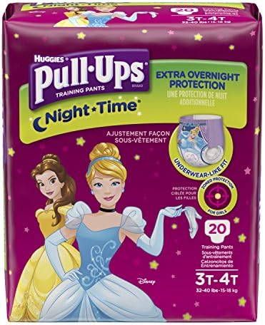 Брюки для ночных тренировок Huggies Pull-Ups — для девочек — 3–4 года — 20 карат Kimberly-Clark
