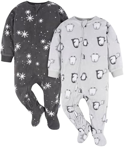 Огнестойкие праздничные пижамы Gerber унисекс для малышей, комплект из 2 штук GERBER