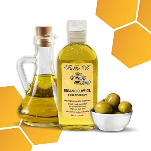 Органическое оливковое масло Bella B, 4,5 унции — Масло для предотвращения растяжек при беременности — Изготовлено из органического оливкового масла — Поддерживает эластичность кожи, уменьшая шрамы и растяжки — Используйте ежедневно для здоровой кожи Bella B