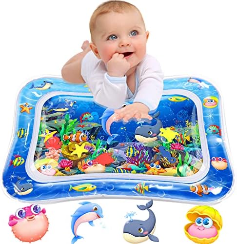 Коврик для воды Infinno Tummy Time для младенцев, детские игрушки для девочек и мальчиков 3, 6, 9 месяцев, сенсорное развитие, отличная идея подарка для новорожденных Infinno