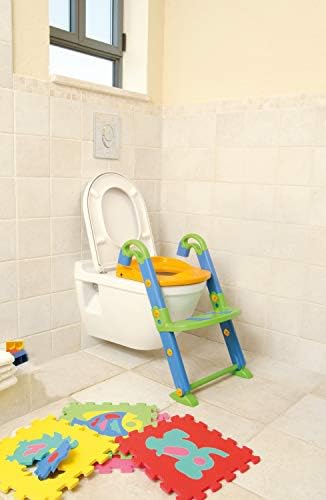 KidsKit 3 in 1 Potty Training Seat Potty Chair | Potty Seat Training Sturdy Non-Slip Ladder, Toilet Seat Reducer Portable Potty Dreambaby