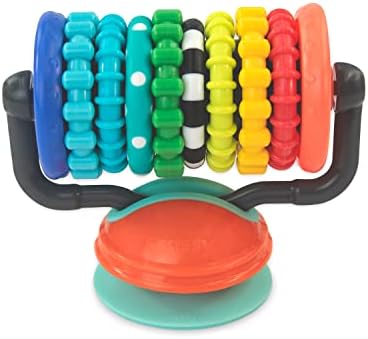 Sassy Eco Rings Around Tray Toy | Made Green with Plant-Based Plastic | 6+ Months Sassy
