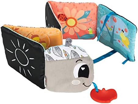 Lamaze Colorful Journey Caterpillar – Детские сенсорные игрушки – Мягкие детские книжки для мальчиков и девочек от 6 месяцев и старше Lamaze