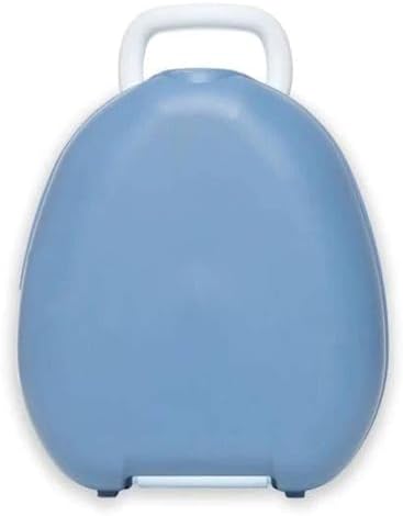 My Carry Potty — синий пастельный горшок для путешествий, отмеченное наградами портативное сиденье для унитаза для малышей, которое дети могут брать с собой куда угодно My Carry Potty