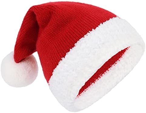 Duro Baby Santa Hat вязаная детская рождественская шапка унисекс для новорожденных шапки Санта-Клауса зимняя рождественская шапка-бини Durio