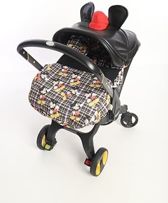 Boss and Baby — аксессуары Doona ручной работы: сменный комплект чехлов на автомобильное сиденье коляски Doona — включает навес, замену сиденья, чехол на ручку, накладки на плечи и пах (полный набор) Boss and Baby