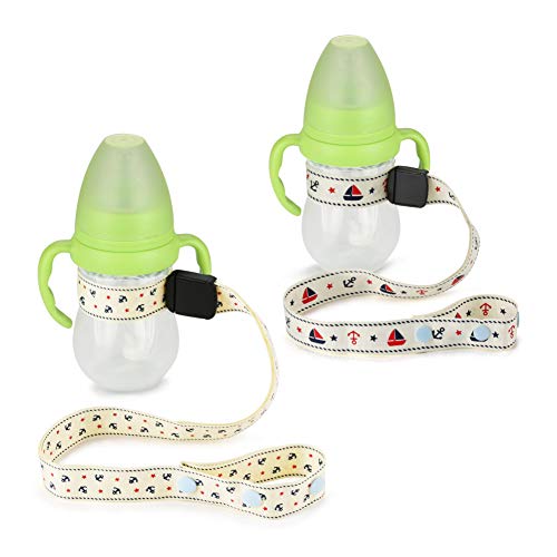 Accmor 2 шт. ремни для чашек-поильник, регулируемый ремень для чашки-непроливайки, поводки для чашек-непроливайки, игрушки для детских бутылочек, держатели ремней для чашек-непроливайки для коляски, стульчика для кормления, автокресла Accmor