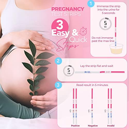 Clinical Guard 50 Ovulation Test Strips and 20 Early Pregnancy Test Strips Combo Rapid HCG Test Fertility Ovulation Predictor Kit Clinical Guard