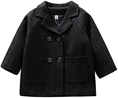 MoZiKQin шерстяное пальто для маленьких мальчиков и девочек, зимнее теплое двубортное пальто, детская куртка, верхняя одежда MoZiKQin