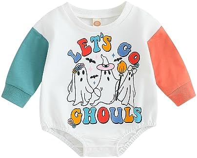 FOCUSNORM Пасхальная одежда для новорожденных девочек, комбинезон с вышивкой «Нечеткий кролик», толстовка, комбинезон с пузырьками, наряд для маленьких девочек FOCUSNORM