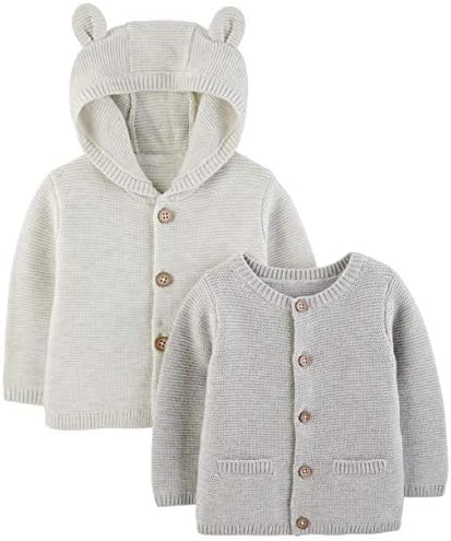 Simple Joys by Carter's Baby 2-Pack Neutral Knit Cardigan Sweaters Carter's