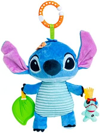 KIDS PREFERRED Disney Baby Lilo & Stitch - Stitch On The Go Activity Toy 12 Inches, Blue KIDS PREFERRED