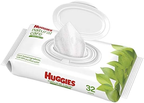 Huggies Natural Care, Детские салфетки, без запаха, 32 штуки Huggies