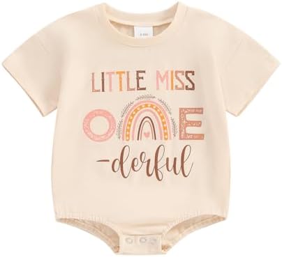 CREAIRY/комбинезон с пузырьками для маленьких девочек Little Miss Onederful, свитшот, боди с длинными рукавами, наряд на первый день рождения, осенняя одежда CREAIRY