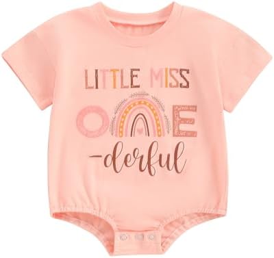 CREAIRY/комбинезон с пузырьками для маленьких девочек Little Miss Onederful, свитшот, боди с длинными рукавами, наряд на первый день рождения, осенняя одежда CREAIRY