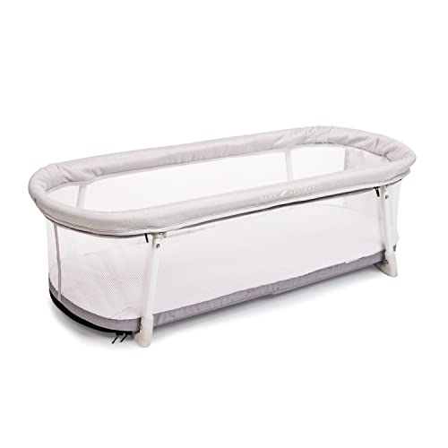 Колыбелька Baby Delight Snuggle Nest, переносная детская кроватка, для младенцев 0–5 месяцев, темно-серый твид Baby Delight