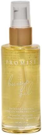 Promise Bump Oil, Pregnancy Belly Oil, Defense and Repair, Clean Pregnancy Skincare, Non-Toxic, Vegan, Fast Drying Promise Prenatal