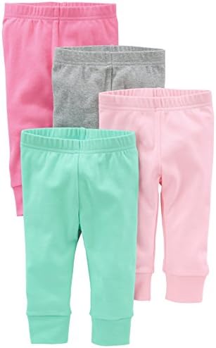 Simple Joys by Carter's Baby Girls' 4-Pack Pant Carter's