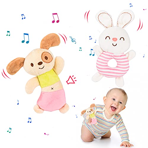Black and White Baby Toys 0-3 Months Baby Rattles 0-6 Months, High Contrast Baby Toys for Newborn Infant Toys 0-3 Months, Rattles for Babies 0-6 Months Newborn Toys for 0 3 6 9 12 Months Girls Boys XIXILAND