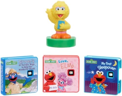 Little Tikes Story Dream Machine Big Bird & Friends Story Collection, Storytime, Books, Sesame Street, Audio Play Character, Gift and Toy for Toddlers and Kids Girls Boys Ages 3+ Little Tikes