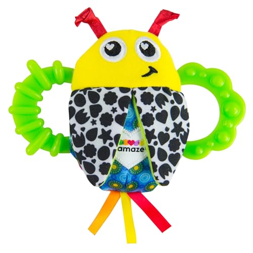 LAMAZE Bitty Bite Bug Rattle 4,5 дюйма (1 шт. в упаковке) Lamaze