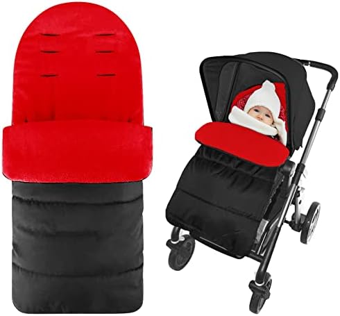 Детская сумка-бантинг, универсальный конверт для ног в коляске, спальный мешок для коляски, водонепроницаемый конверт для ног для малышей, устойчивый к холодной погоде конверт для ног для детской коляски, подходящий для большинства колясок, спальный мешок для зимней уличной коляски Morxinle