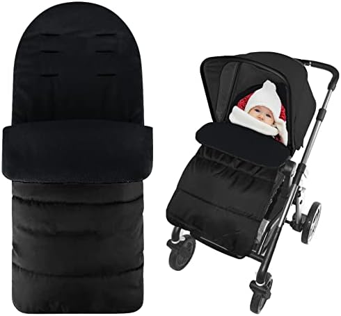 Детская сумка-бантинг, универсальный конверт для ног в коляске, спальный мешок для коляски, водонепроницаемый конверт для ног для малышей, устойчивый к холодной погоде конверт для ног для детской коляски, подходящий для большинства колясок, спальный мешок для зимней уличной коляски Morxinle