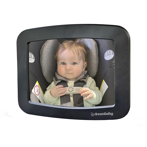 Регулируемое зеркало на заднем сиденье Dreambaby — широкоугольное для детского автокресла, обращенного назад — L263 — (1 упаковка) Dreambaby