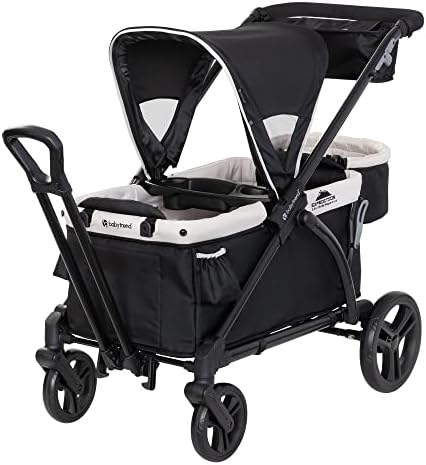 Складная коляска 2-в-1 Baby Trend Expedition Plus с капюшоном, корзиной для хранения, 2 лотками для хранения и 6 держателями для бутылочек, цвет современный хаки Baby Trend