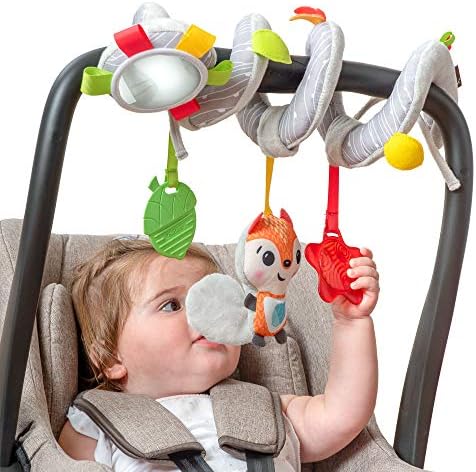 BENBAT Spiral Plush Toy, Baby’s Fun Accessory for Car Seat & Pram Etc, Hanging Rattling Toys, Developmental Toys for Babies, Keeps Your Baby Happy, Ideal Gift BENBAT