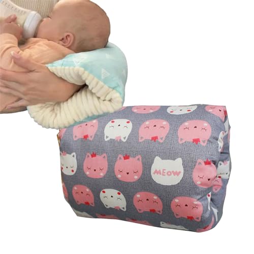 Cradle Pillow, Cradle Arm Pillow, Baby Cradle, Anti-Spitting Support Head Nursing Pillow for Breastfeeding (A) Yangliuyy