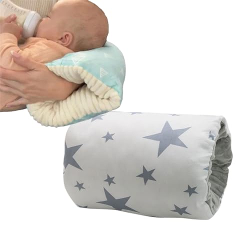 Cradle Pillow, Cradle Arm Pillow, Baby Cradle, Anti-Spitting Support Head Nursing Pillow for Breastfeeding (A) Yangliuyy