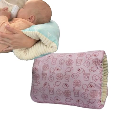 Cradle Pillow, Cradle Arm Pillow, Baby Cradle, Anti-Spitting Support Head Nursing Pillow for Breastfeeding (A) Yangliuyy