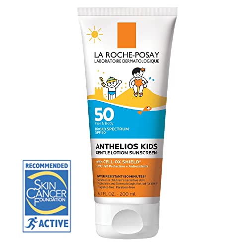 La Roche-Posay Anthelios Kids Gentle Lotion Sunscreen SPF 50, Kids Sunscreen for Face and Body, Oxybenzone Free, Pediatrician and Dermatologist Tested NO_BRAND