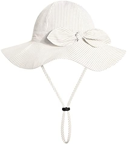Шляпа от солнца для маленьких девочек с UPF 50+. Регулируемая пляжная шляпа для улицы с широкими полями. Панамы-ведра. DANMY