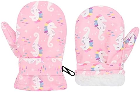 Sarfel Toddler Mittens Waterproof Toddler Winter Gloves Toddler Snow Gloves Kids Baby Winter Mittens for Toddler Girls Boys Sarfel