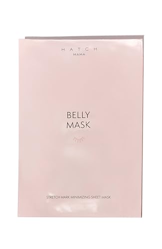 HATCH The Belly Mask — Маски на растительной основе для предотвращения растяжек во время беременности — Увлажняющая маска для живота без отдушек для беременных и послеродового периода — 1 упаковка HATCH