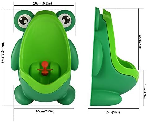 Писсуар для приучения к горшку Foryee Cute Frog для мальчиков с забавной мишенью - зеленый FORYEE
