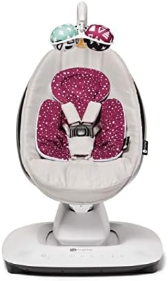 Шезлонг 4moms RockaRoo и MamaRoo, Вставка для новорождённых, Машинная стирка, Мягкая, Пуховая ткань, Реверсивный дизайн, Песчаный 4moms