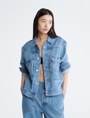 Джинсовая куртка стандартного назначения Calvin Klein