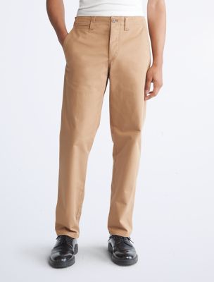 Однотонные практичные брюки чинос Calvin Klein