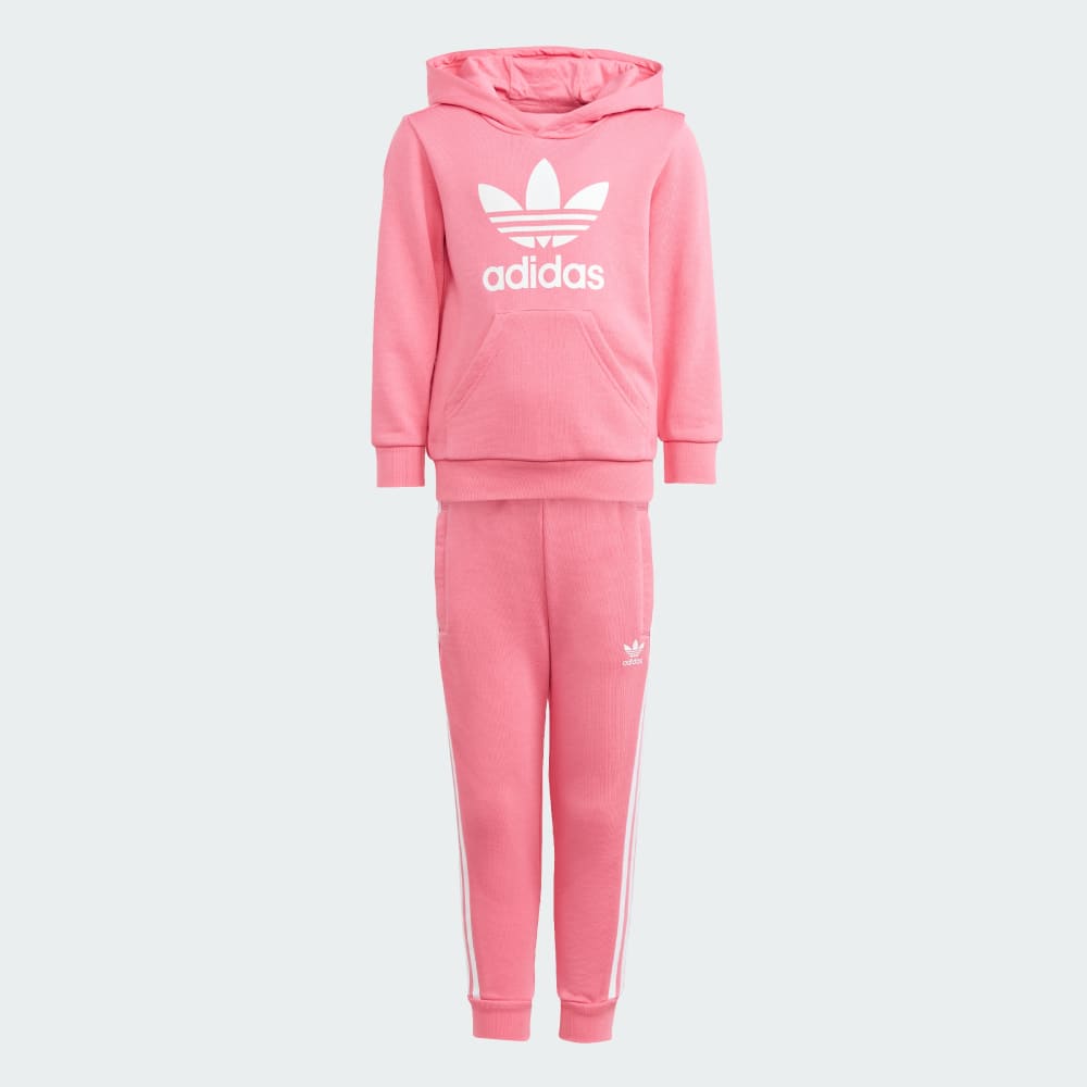 Детский комплект с худи Adicolor от adidas Originals с логотипом и классическими 3 полосками Adidas Originals