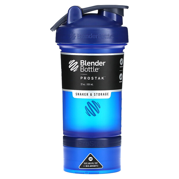 ProStak, FC Blue, 22 унции (651 мл) Blender Bottle