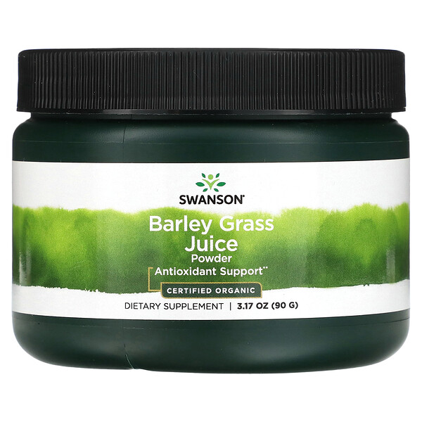 Barley Grass Juice Powder (Порошок), 3.17 oz (Унции) (90 g) Swanson